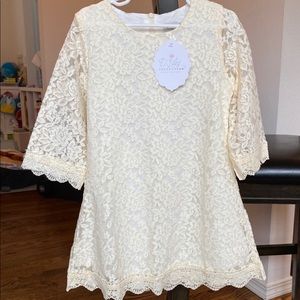 Ivory cream lace dress